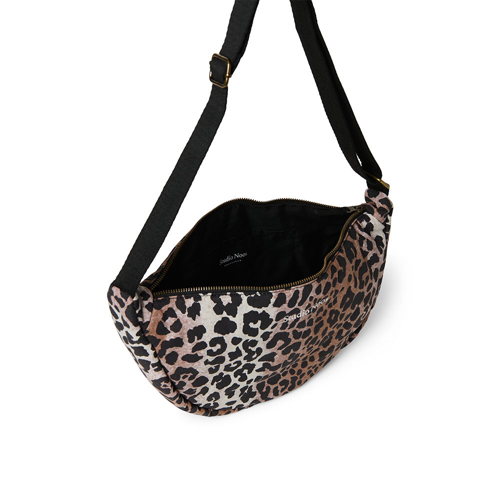 Studio Noos Sac banane adulte 'Soft Cotton' Leopard Hazel