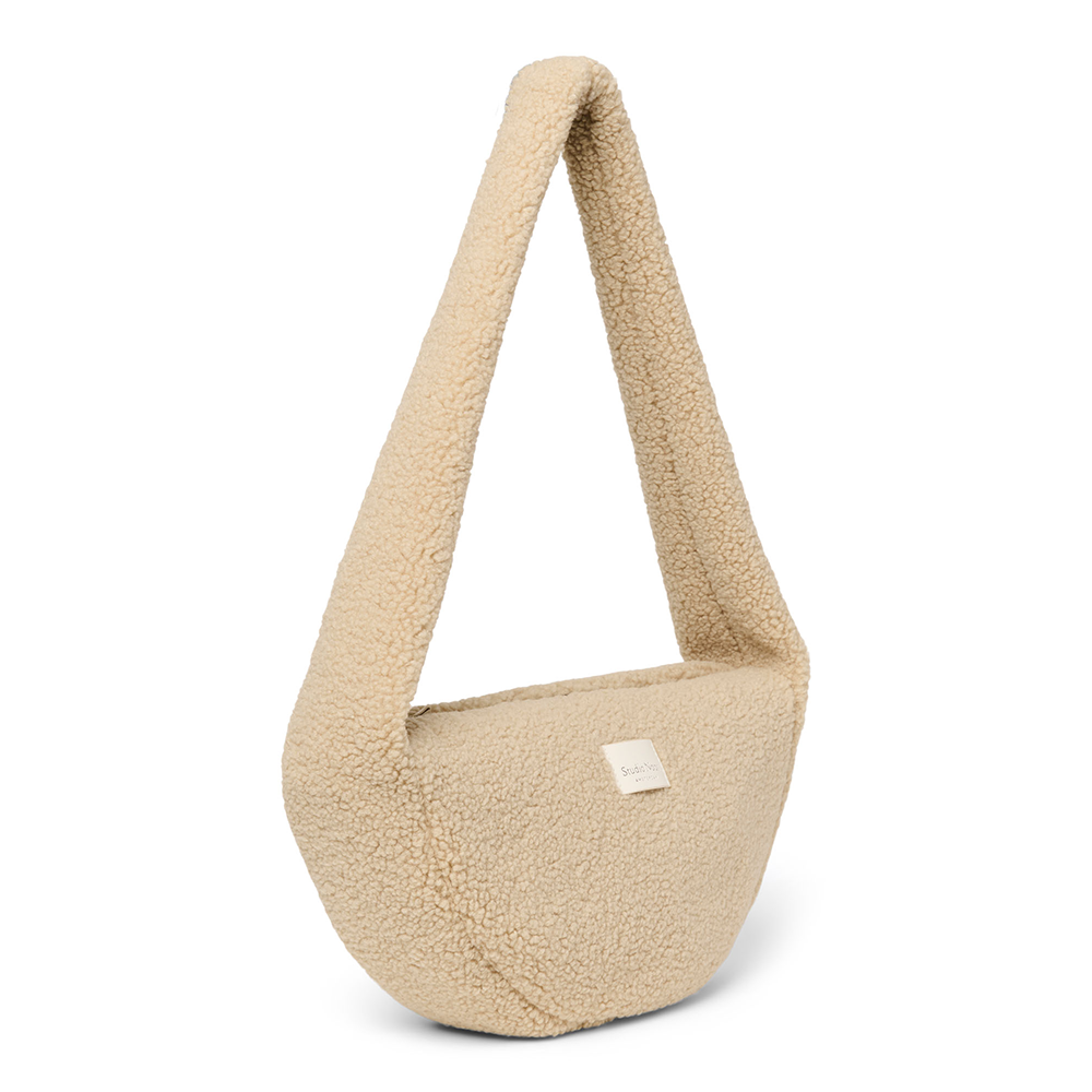 Mini sac à bandoulière Studio Noos 'Teddy' écru
