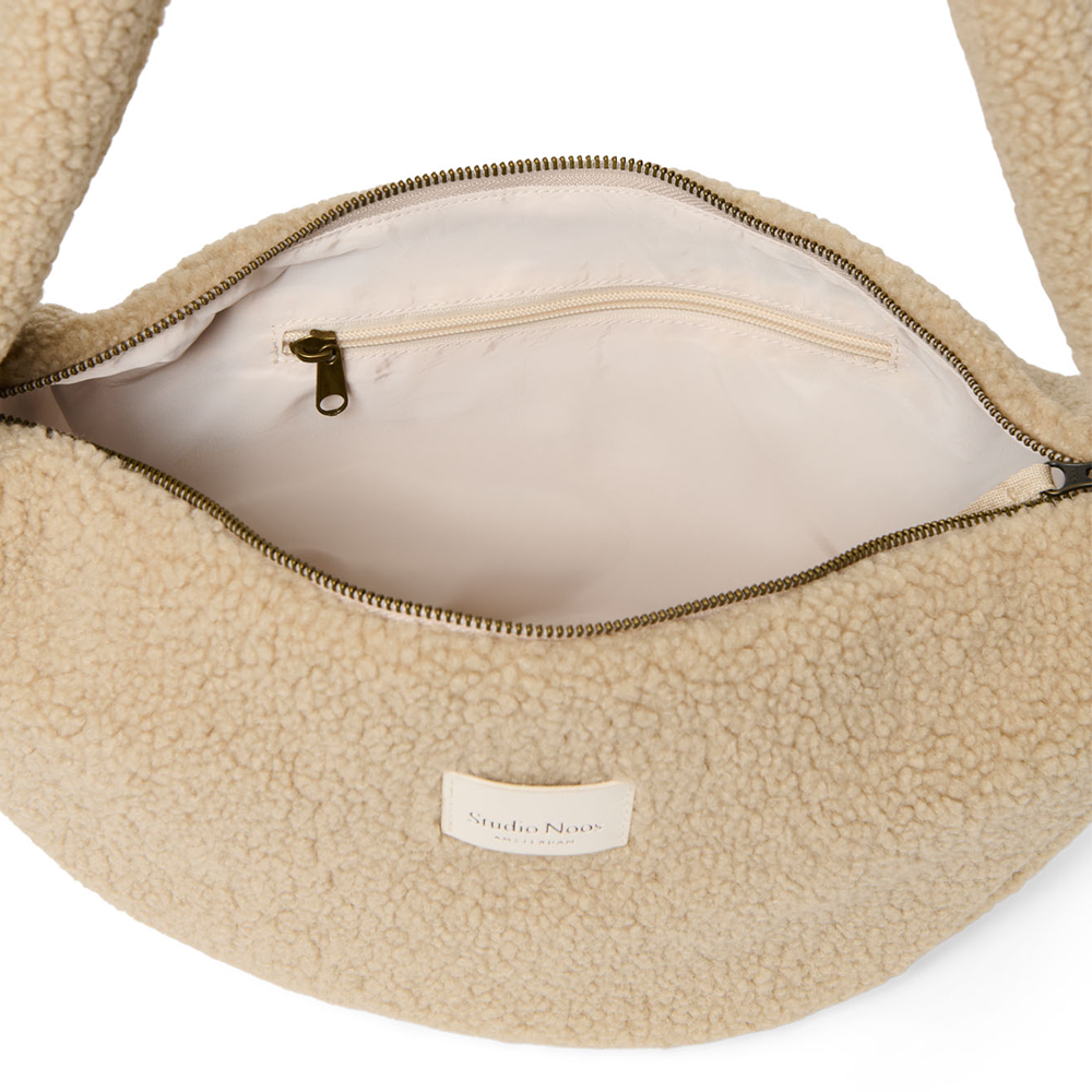 Mini sac à bandoulière Studio Noos 'Teddy' écru