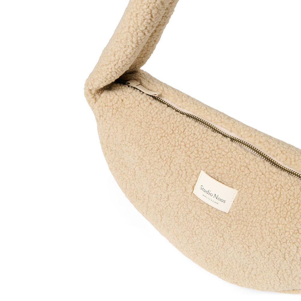 Mini sac à bandoulière Studio Noos 'Teddy' écru