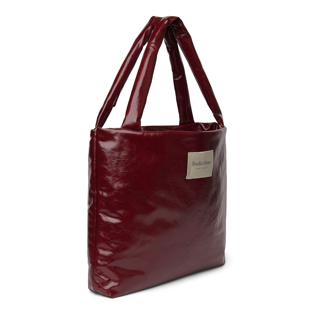 Studio Noos  Tragetasche 'Mom Bag' Veganes Leder Burgundy