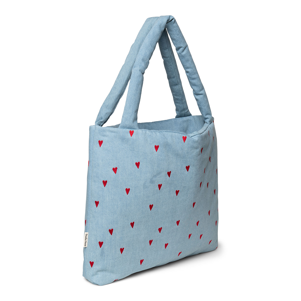 Studio Noos Tragetasche 'Denim' Hearts - Online MY SNOWFLAKE
