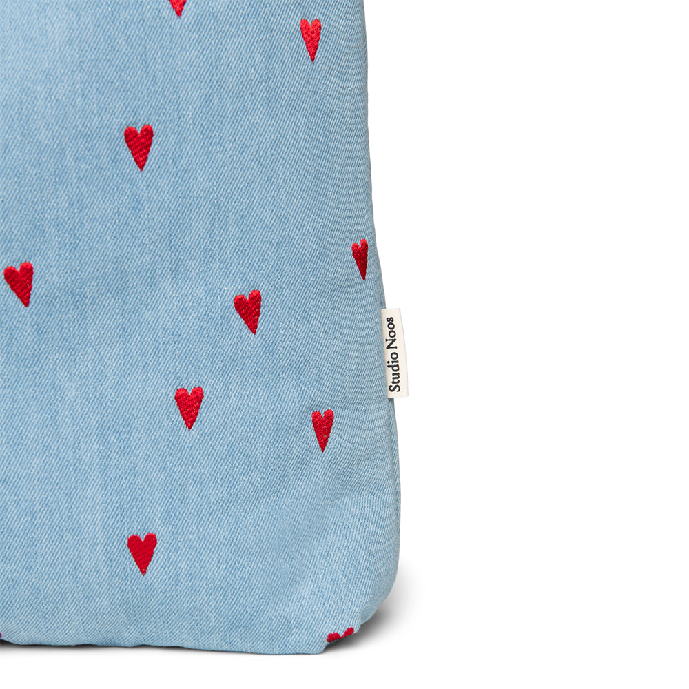 Studio Noos Tragetasche 'Denim' Hearts - Online MY SNOWFLAKE