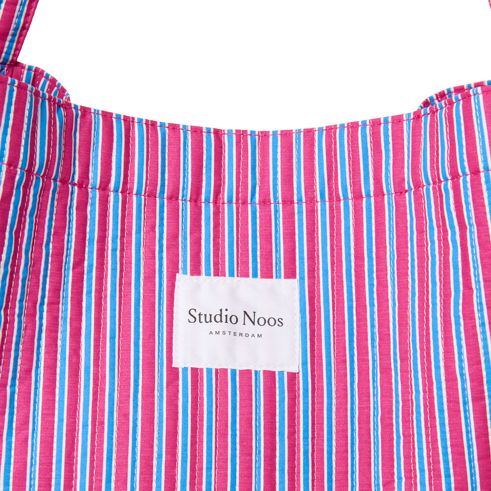 Studio Noos  Tragetasche 'Poplin Mom Bag' Raspberry Striped