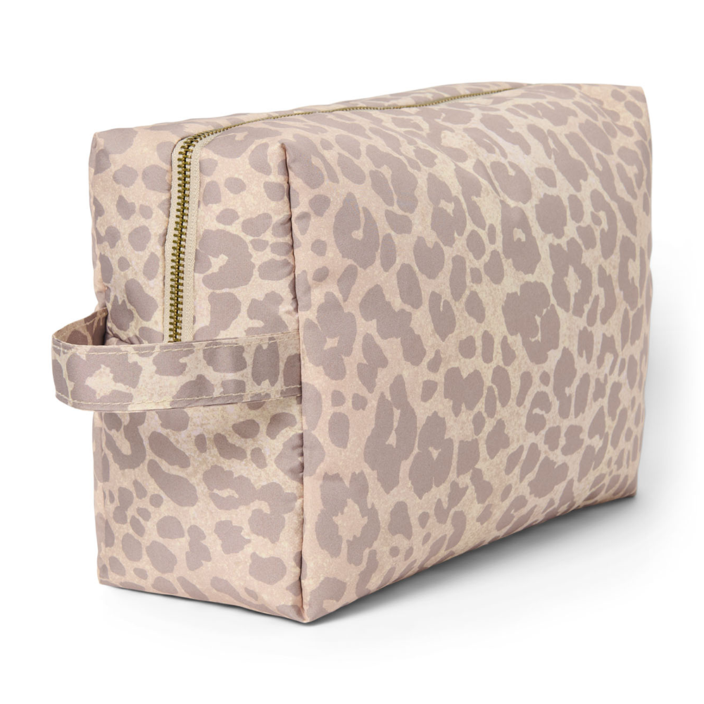 Studio Noos Necessaire 'Puffy' Beige Leopard