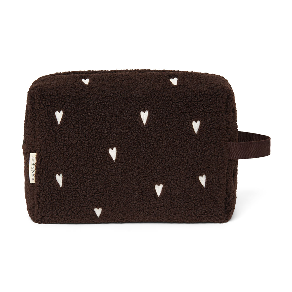 Studio Noos Necessaire 'Teddy' Chocolate Hearts