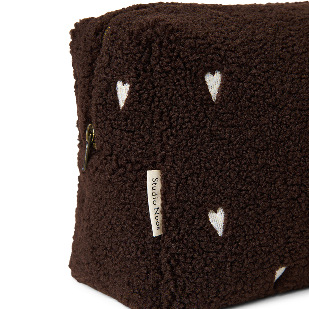 Studio Noos Necessaire 'Teddy' Chocolate Hearts