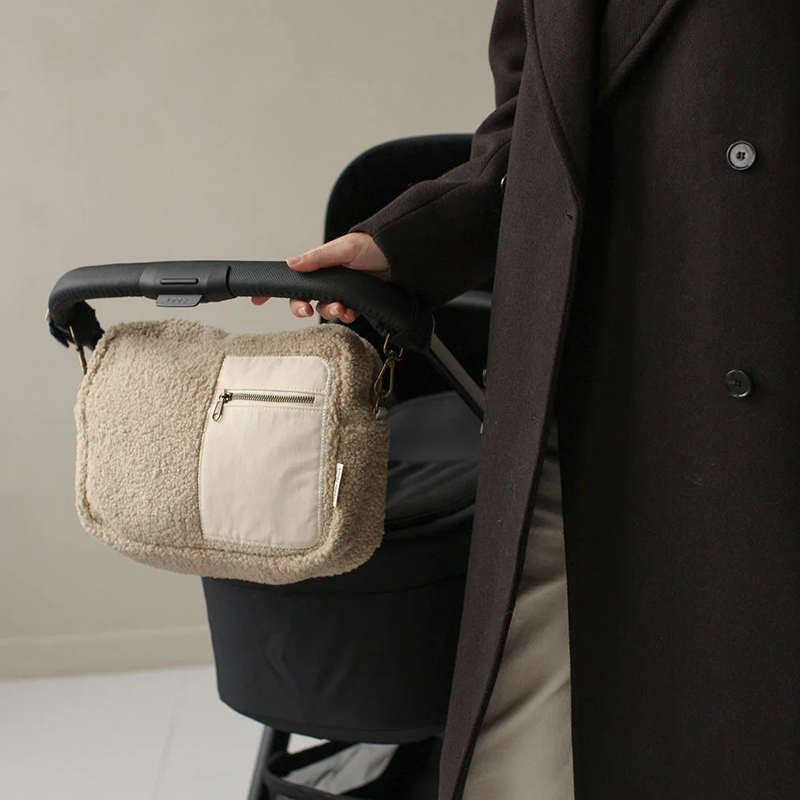 Studio Noos Kinderwagen Organizer 'Teddy' Ecru