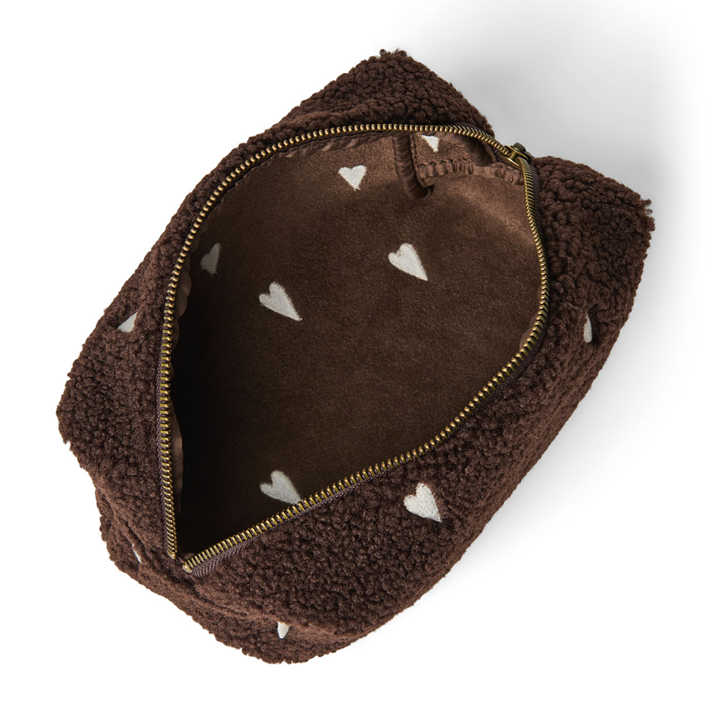 Studio Noos  Necessaire 'Teddy' Chocolate Hearts