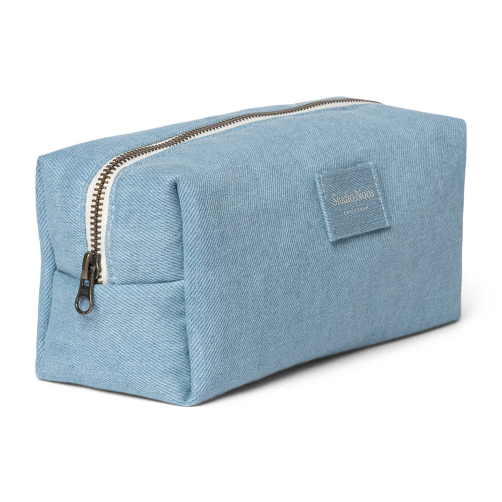 Studio Noos Trousse de Toilette « Denim » Unie