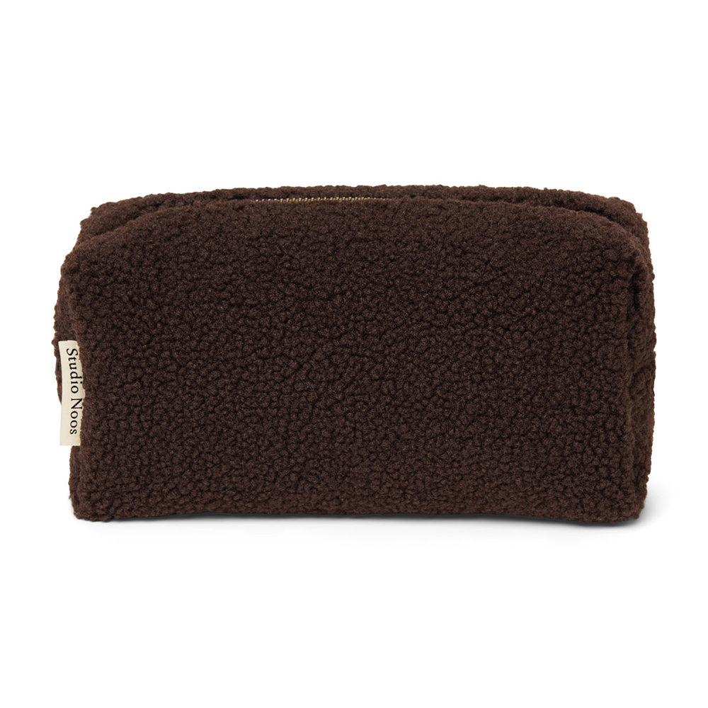 Studio Noos  Necessaire 'Teddy' Chocolate