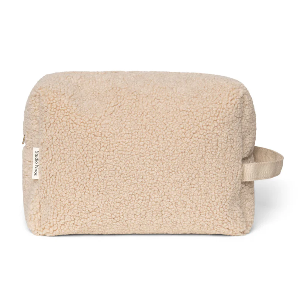 Studio Noos Wash Bag 'Teddy' Ecru