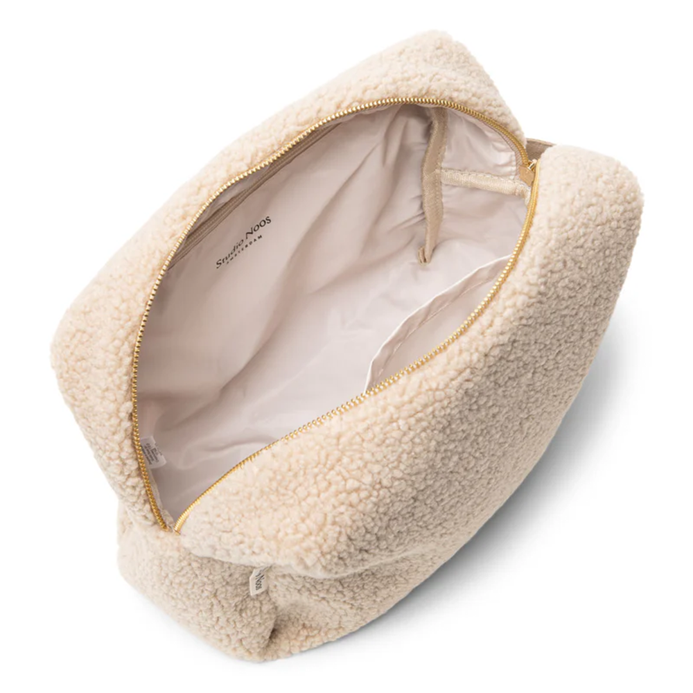 Studio Noos Wash Bag 'Teddy' Ecru