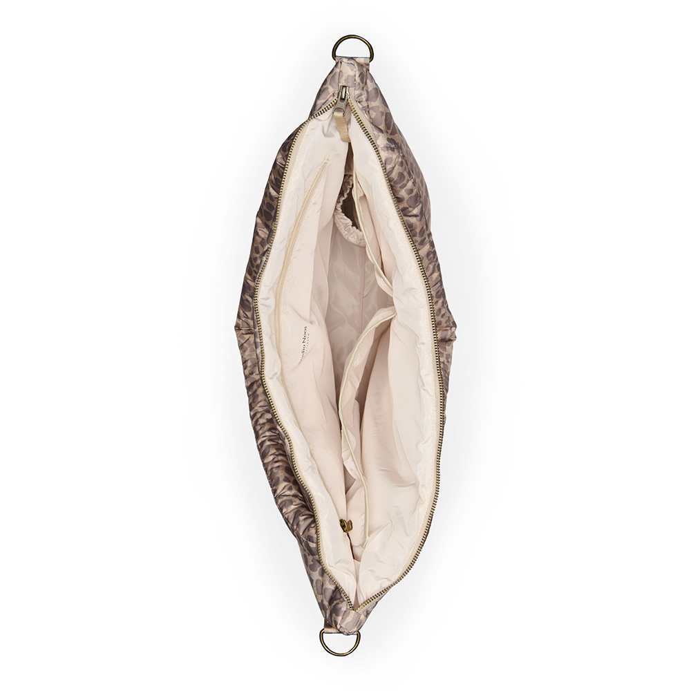 Studio Noos Wickeltasche 'Puffy' Beige Leopard