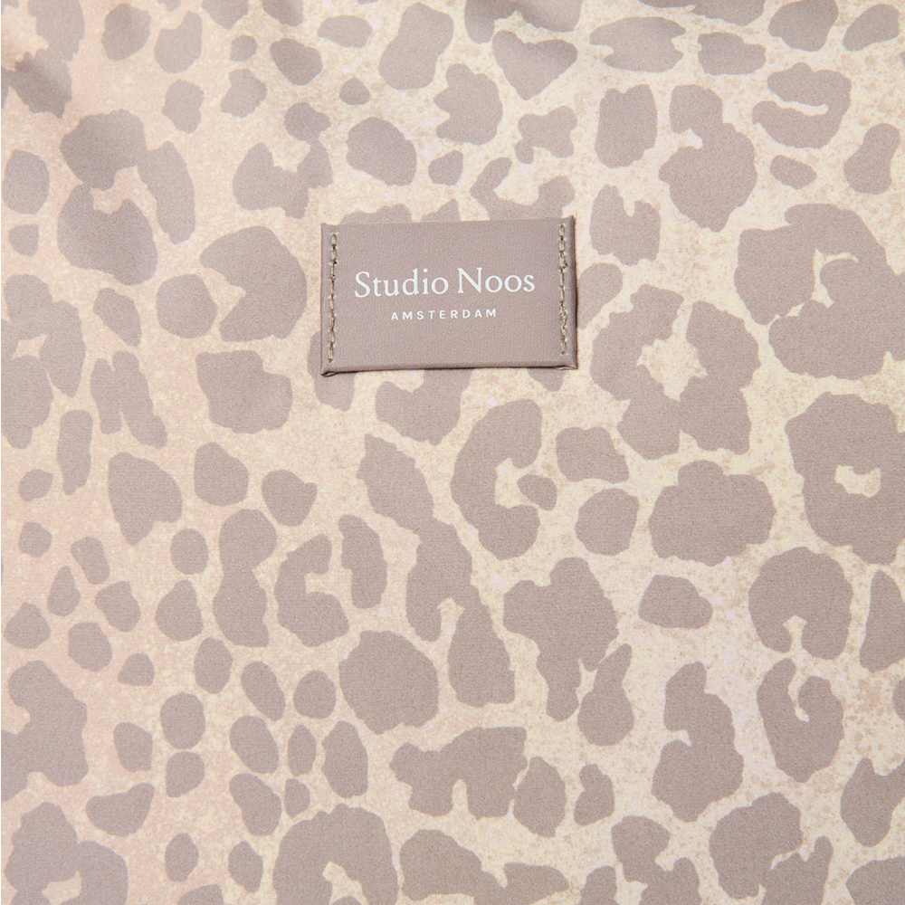 Studio Noos Wickeltasche 'Puffy' Beige Leopard