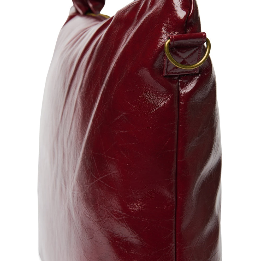 Studio Noos Wickeltasche Veganes Leder Burgundy Red