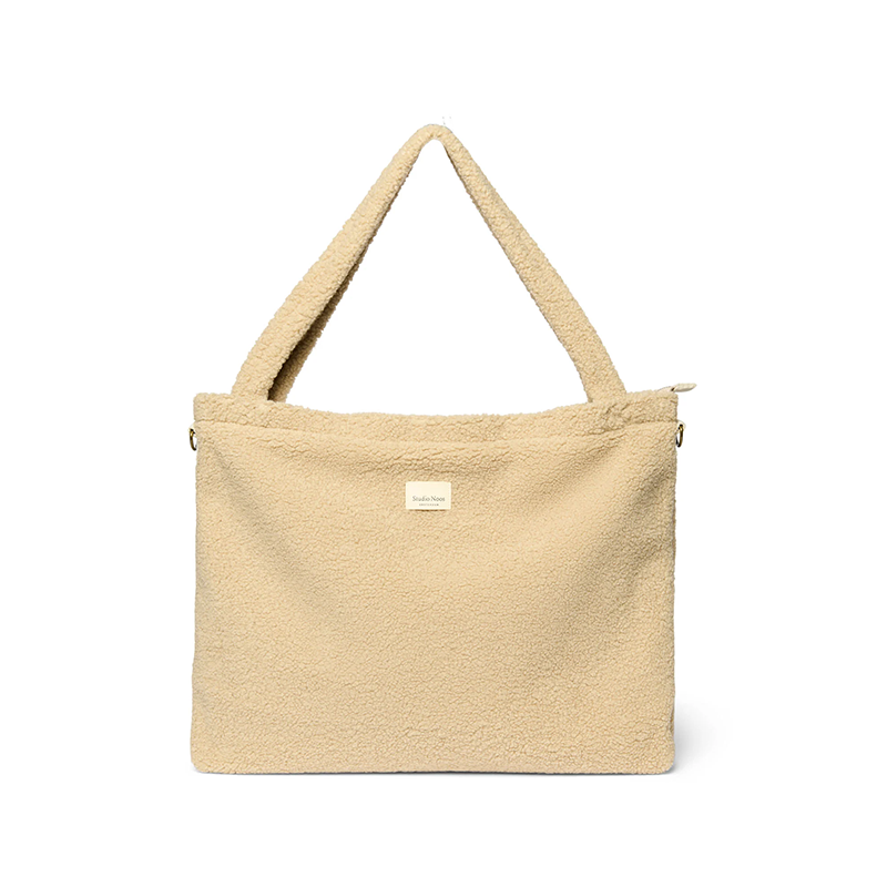 Studio Noos Changing Bag 'Teddy' Ecru