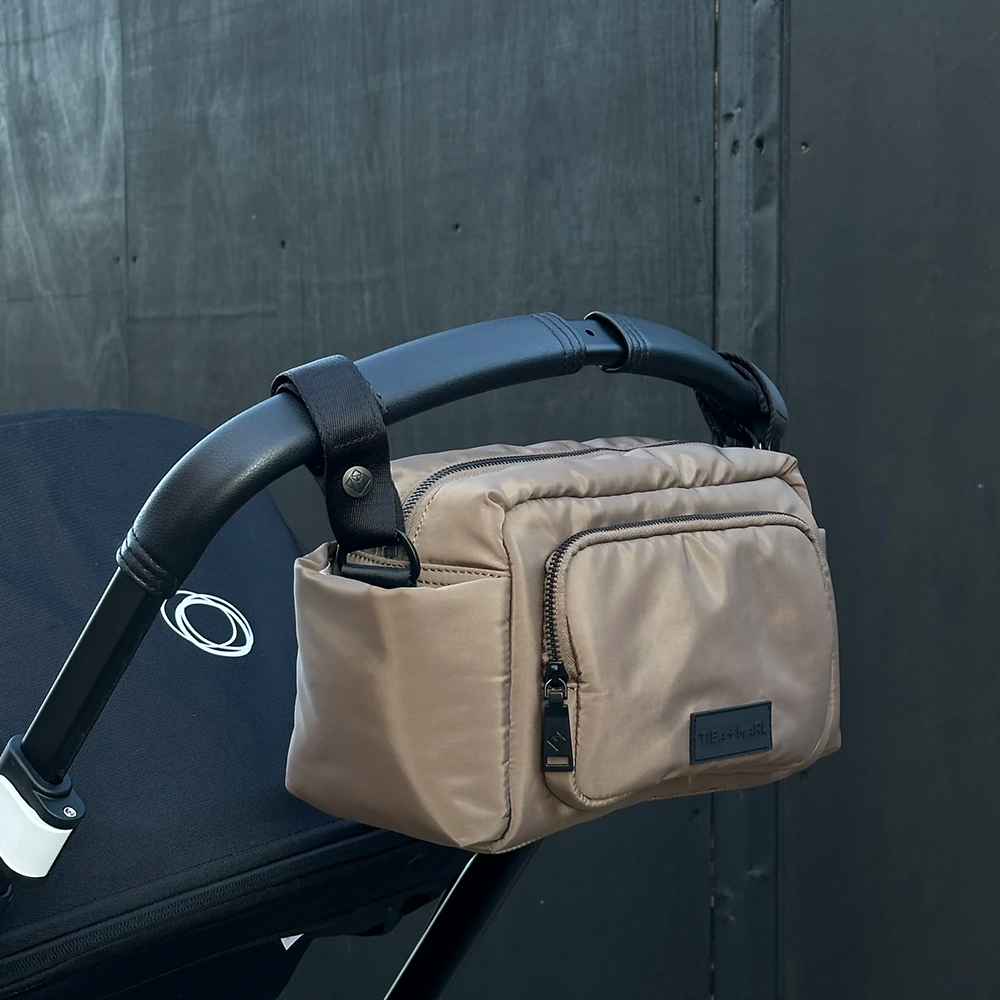 TIBA + MARL Kinderwagen Organizer 'lnka' Mocha Woven - Online MY SNOWFLAKE