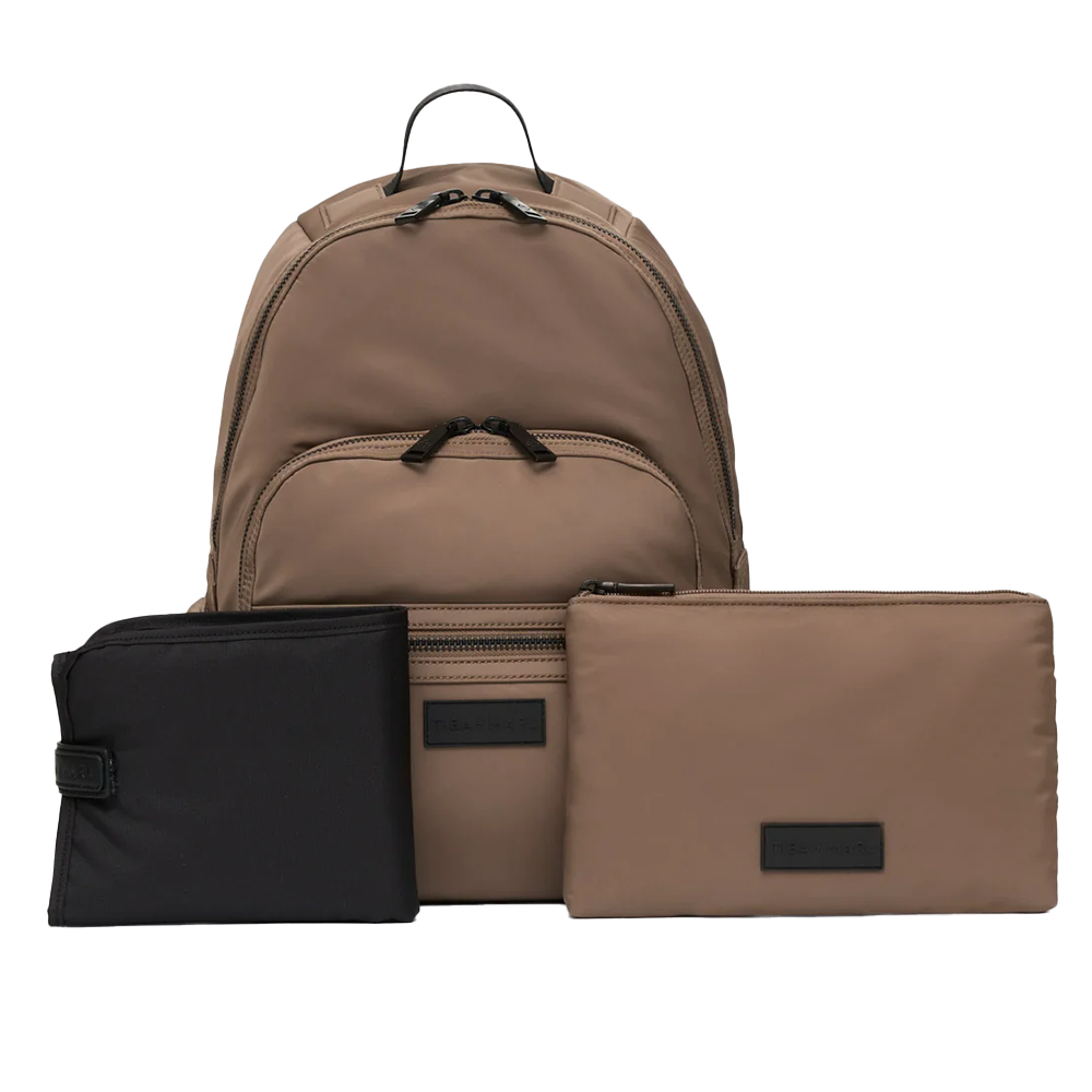 TIBA + MARL  Wickelrucksack mit Wickelunterlage 'Elwood 2.0'  Mocha
