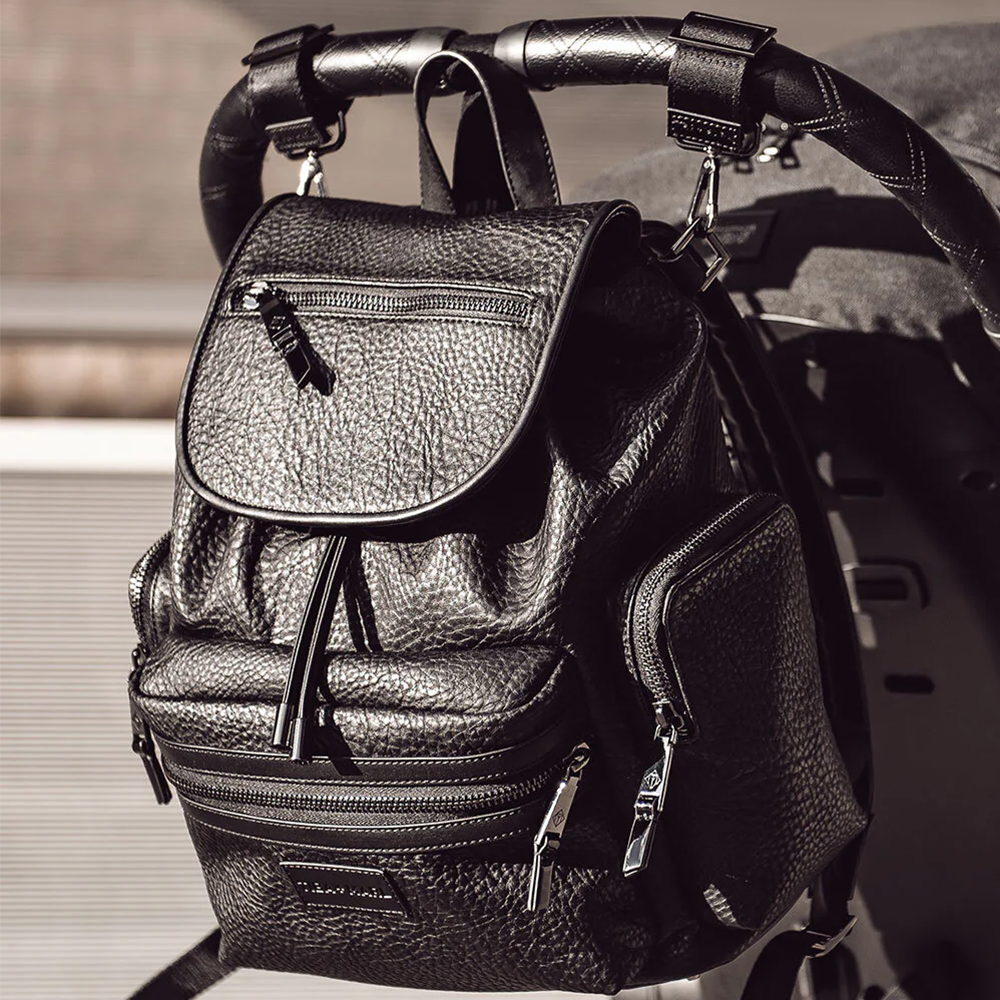 TIBA + MARL  Wickelrucksack mit Wickelunterlage 'Kaspar'  Black