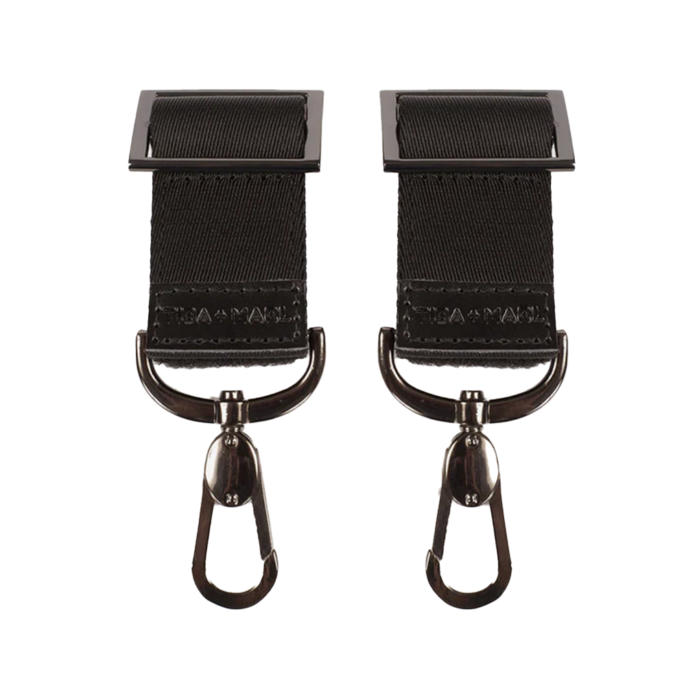 TIBA + MARL  Kinderwagenclips Gunmetal