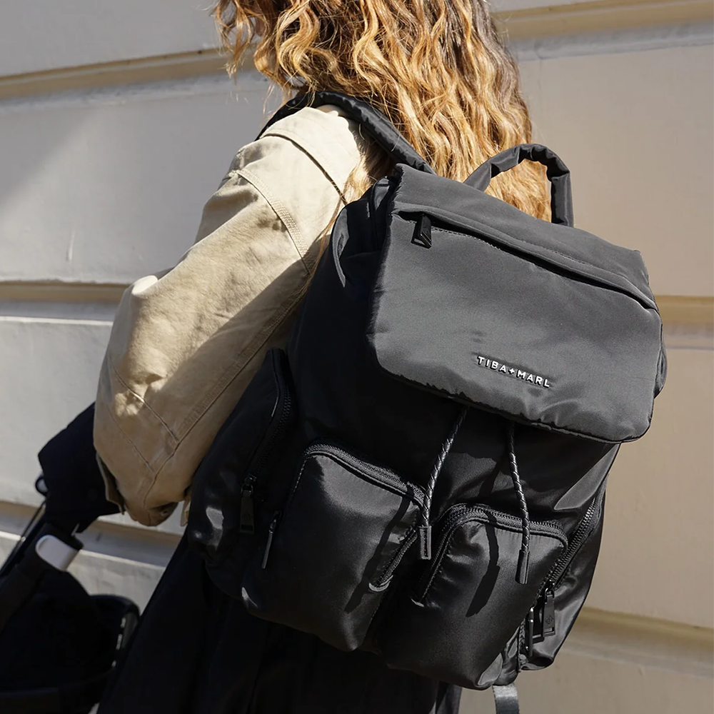TIBA + MARL 'Alto' Diaper Backpack with Changing Mat Black