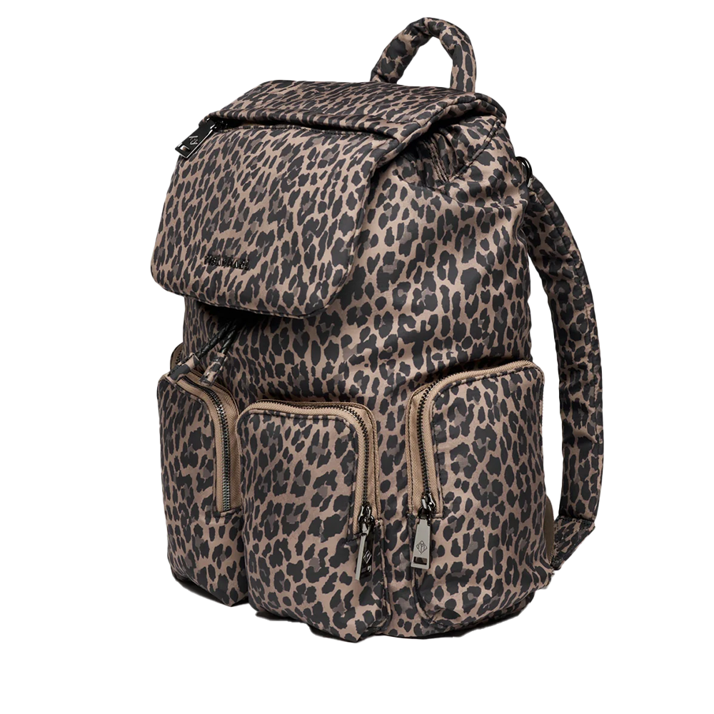 TIBA + MARL  Wickelrucksack mit Wickelunterlage 'Alto'  Leopard