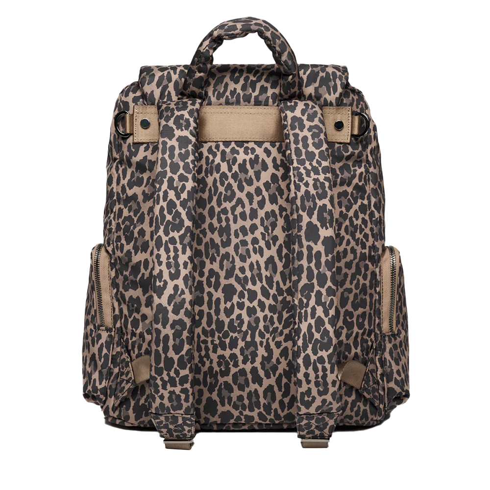 TIBA + MARL  Wickelrucksack mit Wickelunterlage 'Alto'  Leopard