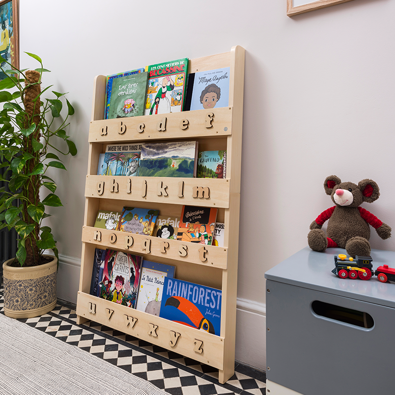 Tidy Books Bücherregal Natural mit 3D Alphabet - Online MY SNOWFLAKE