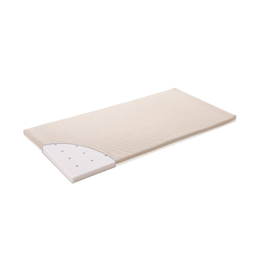 Träumeland Travel Cot Mattress for Quax Travel Cot 60 x 120 cm Air Beige