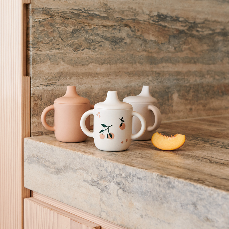 Liewood Silikon Trinkbecher 'Neil' Peach/Sea Shell Mix - Online MY SNOWFLAKE