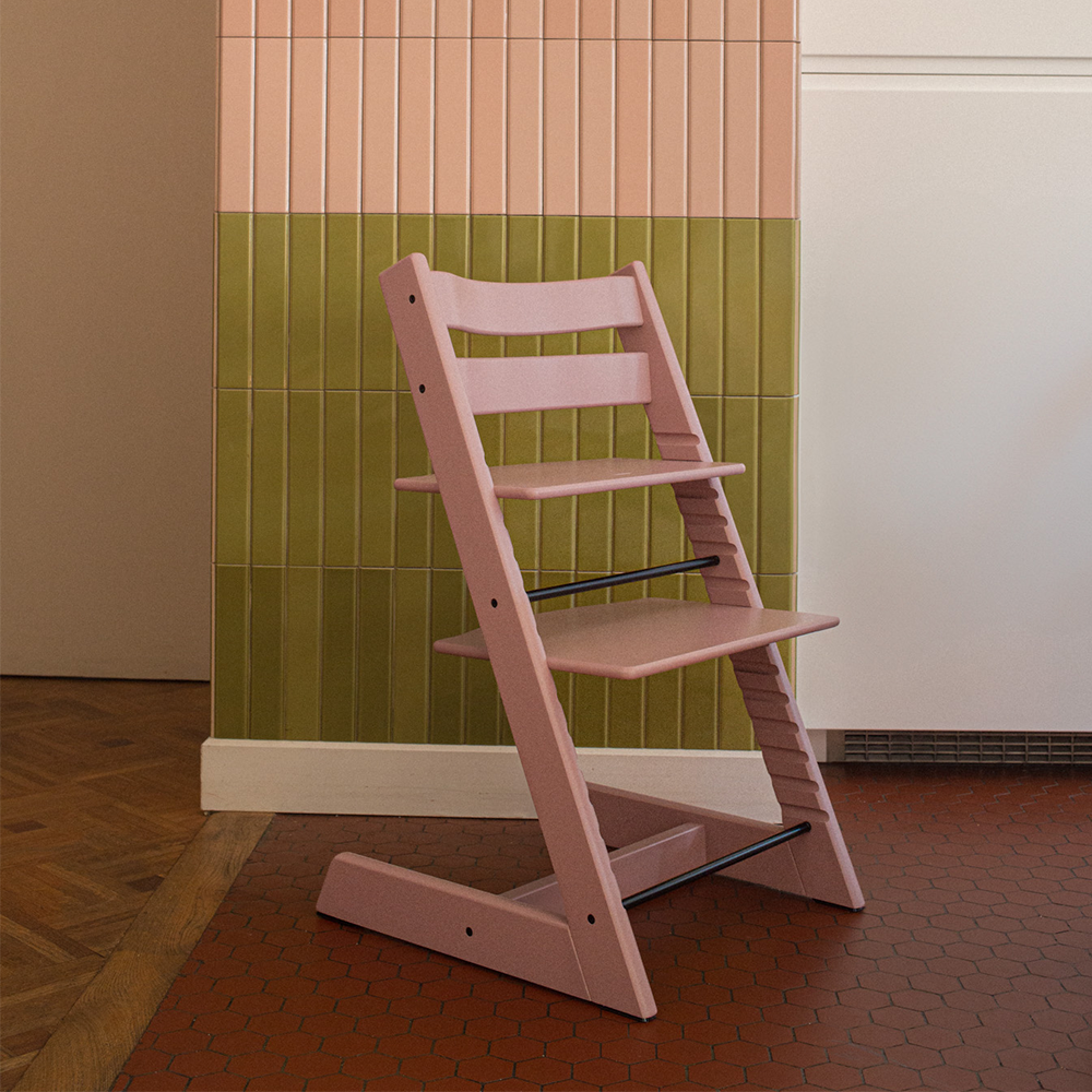 Chaise haute Stokke® Tripp Trapp® Hêtre Mauve chiné