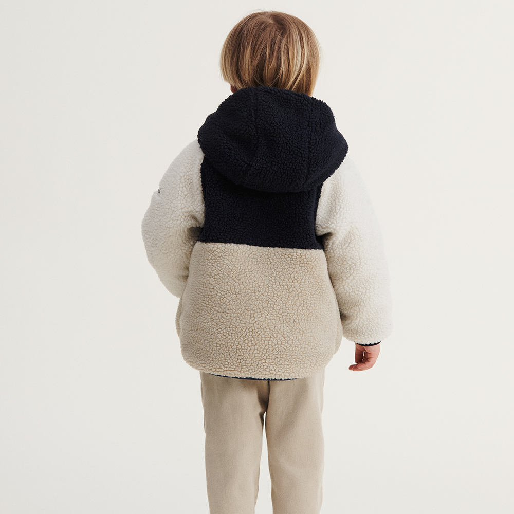 Liewood Wendbare Thermojacke 'Jackson' Whale Blue Multi Mix - Online MY SNOWFLAKE