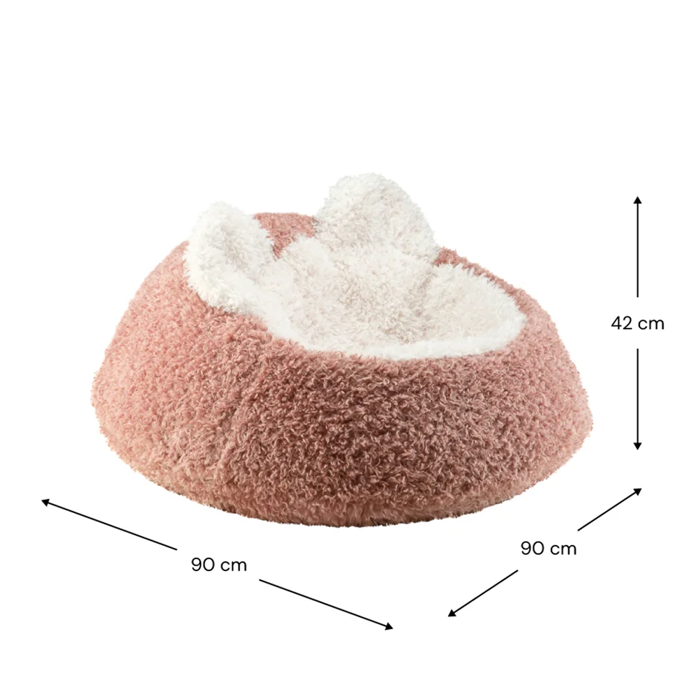 Wigiwama Pouf « Yeti » Blush