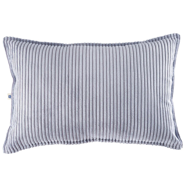 Dekokissen in blauem Breitcord von Wigiwama