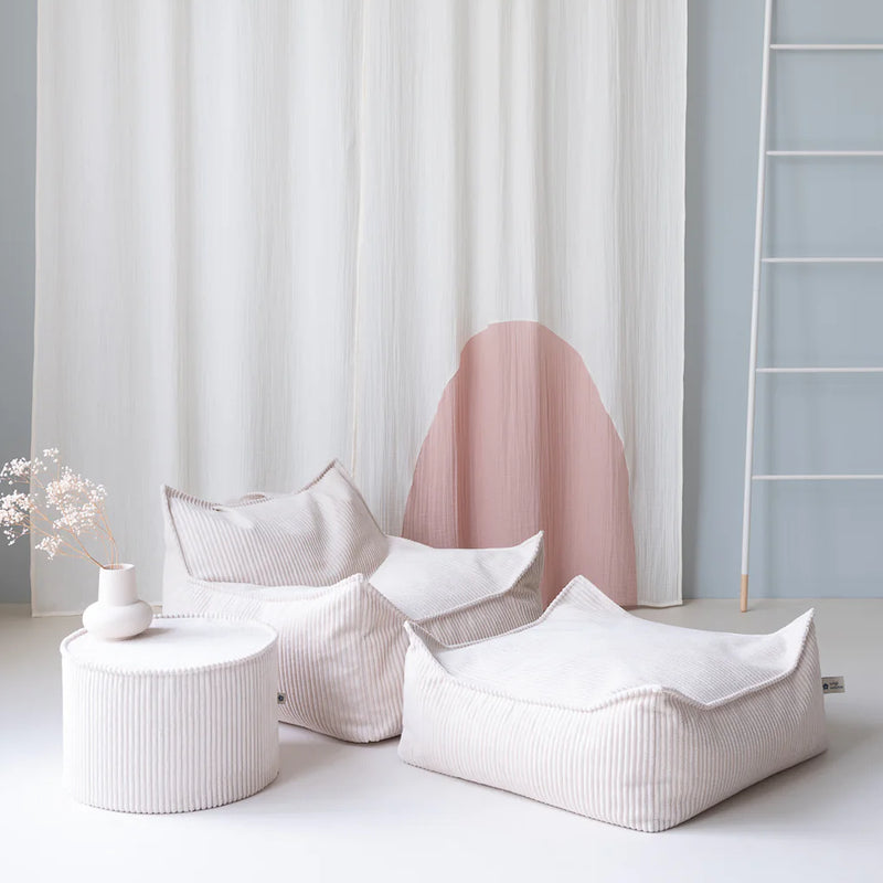 Kinder-Sitzsack in Cremeweiss von Wigiwama