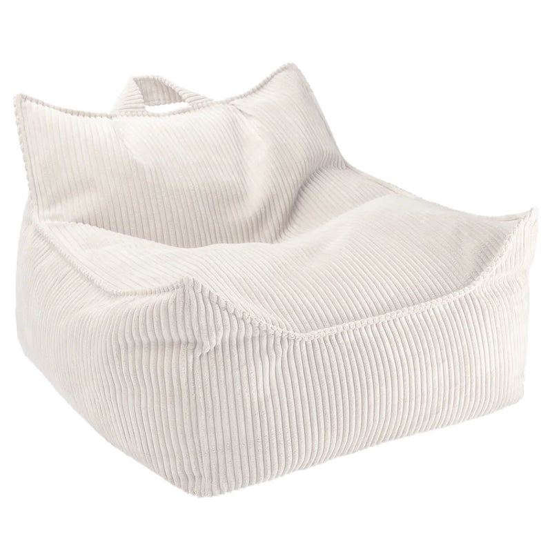 Kinder-Sitzsack in Cremeweiss von Wigiwama