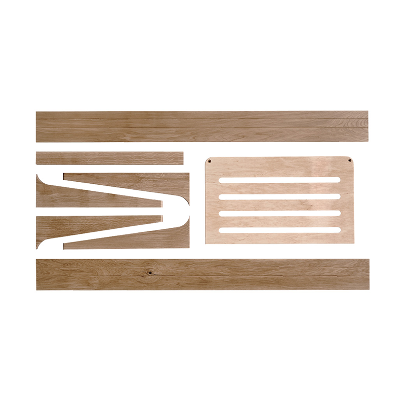 We Are Please Conversion Kit Cot to Junior Bed 68 x 160 'Nature 2.0' Oak