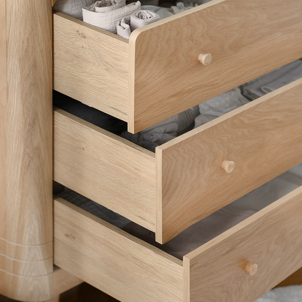 We Are Bitte Wickelkommode 'Nature 2.0' Oak - Online MY SNOWFLAKE
