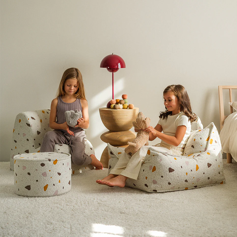 Wigiwama  Sitzsack Beanbag 'Terrazzo' Marble - Online MY SNOWFLAKE