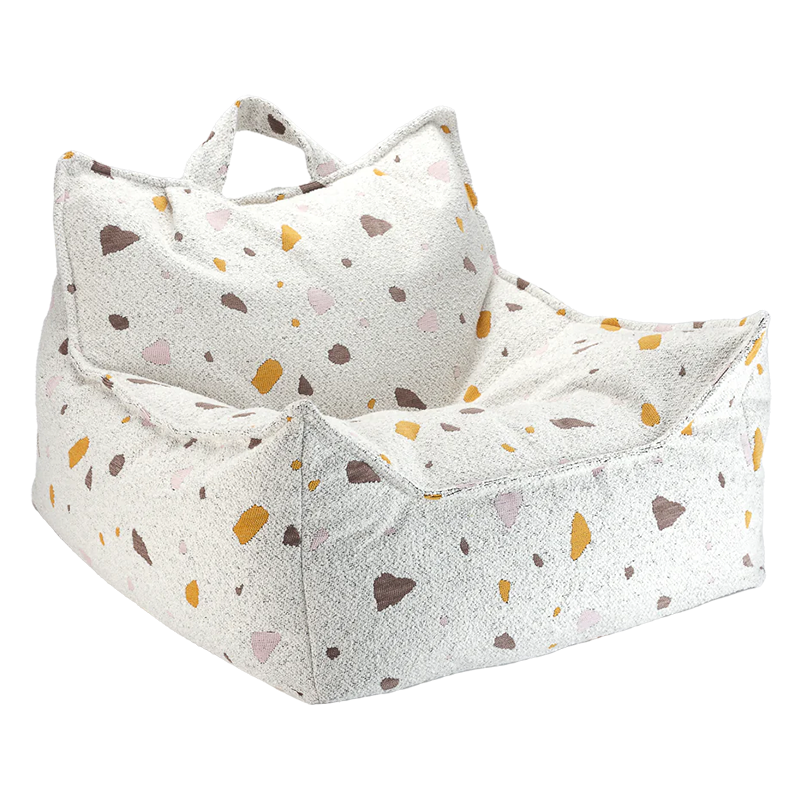 Wigiwama  Sitzsack Beanbag 'Terrazzo' Marble - Online MY SNOWFLAKE