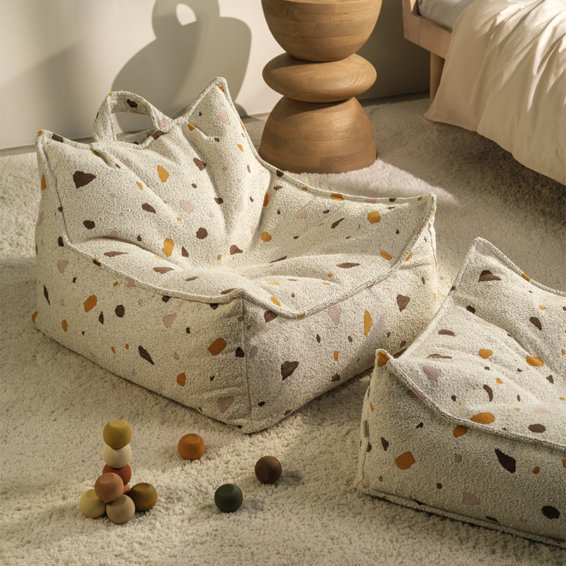 Wigiwama  Sitzsack Beanbag 'Terrazzo' Marble - Online MY SNOWFLAKE