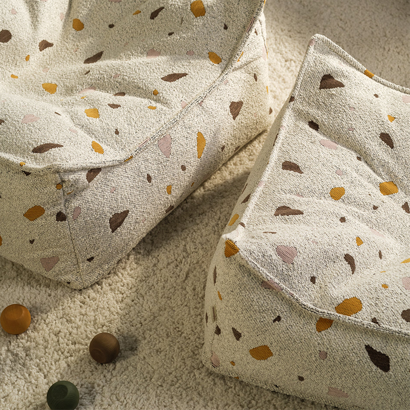 Wigiwama  Sitzsack Beanbag 'Terrazzo' Marble - Online MY SNOWFLAKE