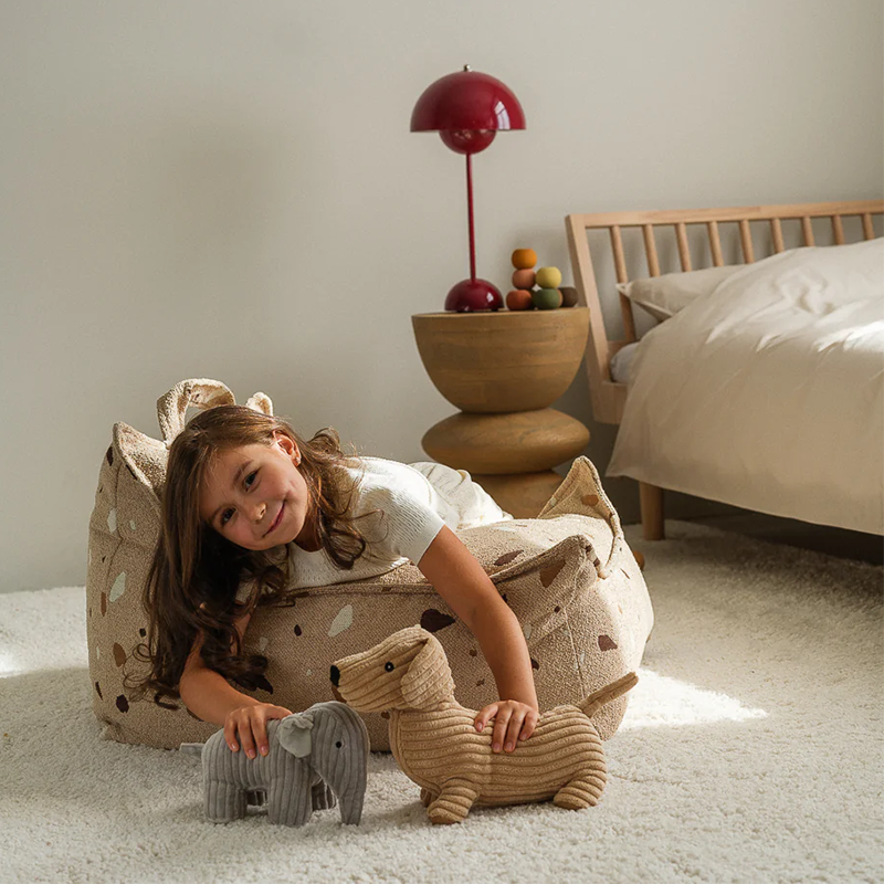 Wigiwama  Sitzsack Beanbag 'Terrazzo' Sand - Online MY SNOWFLAKE
