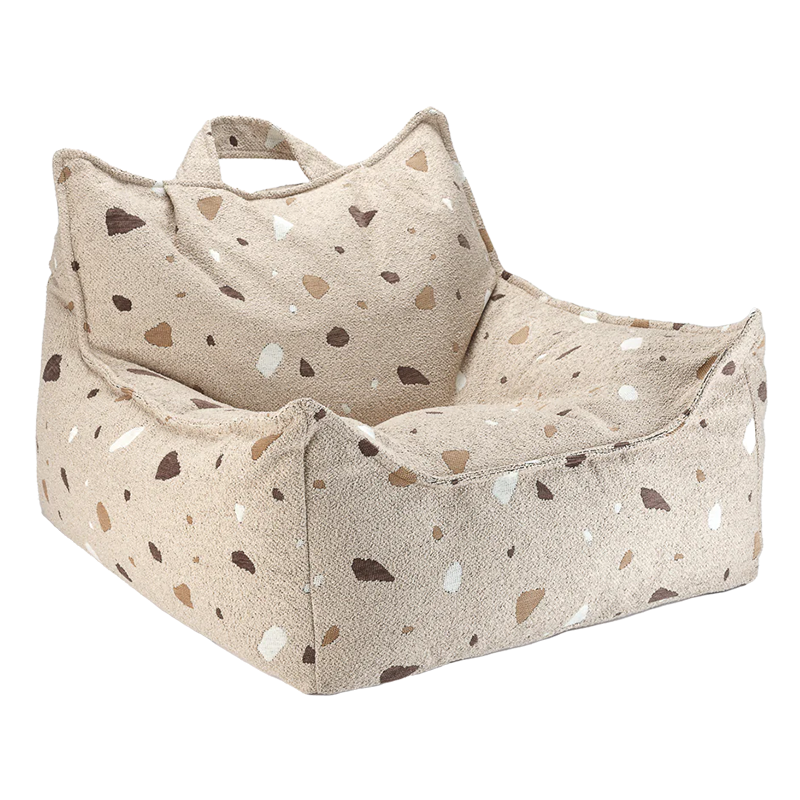 Wigiwama  Sitzsack Beanbag 'Terrazzo' Sand - Online MY SNOWFLAKE