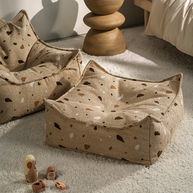 Wigiwama  Sitzsack Beanbag 'Terrazzo' Sand - Online MY SNOWFLAKE