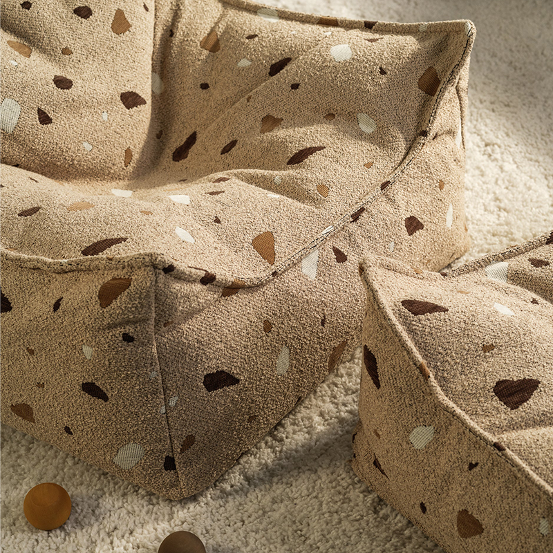 Wigiwama  Sitzsack Beanbag 'Terrazzo' Sand - Online MY SNOWFLAKE