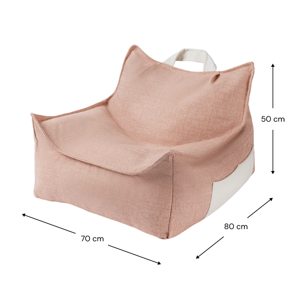 Wigiwama Pouf d'extérieur « Beanbag » Seashell