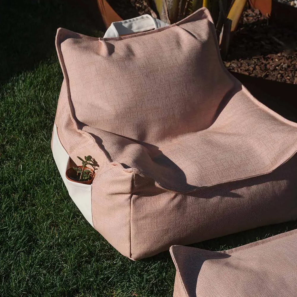 Wigiwama Pouf d'extérieur « Beanbag » Seashell