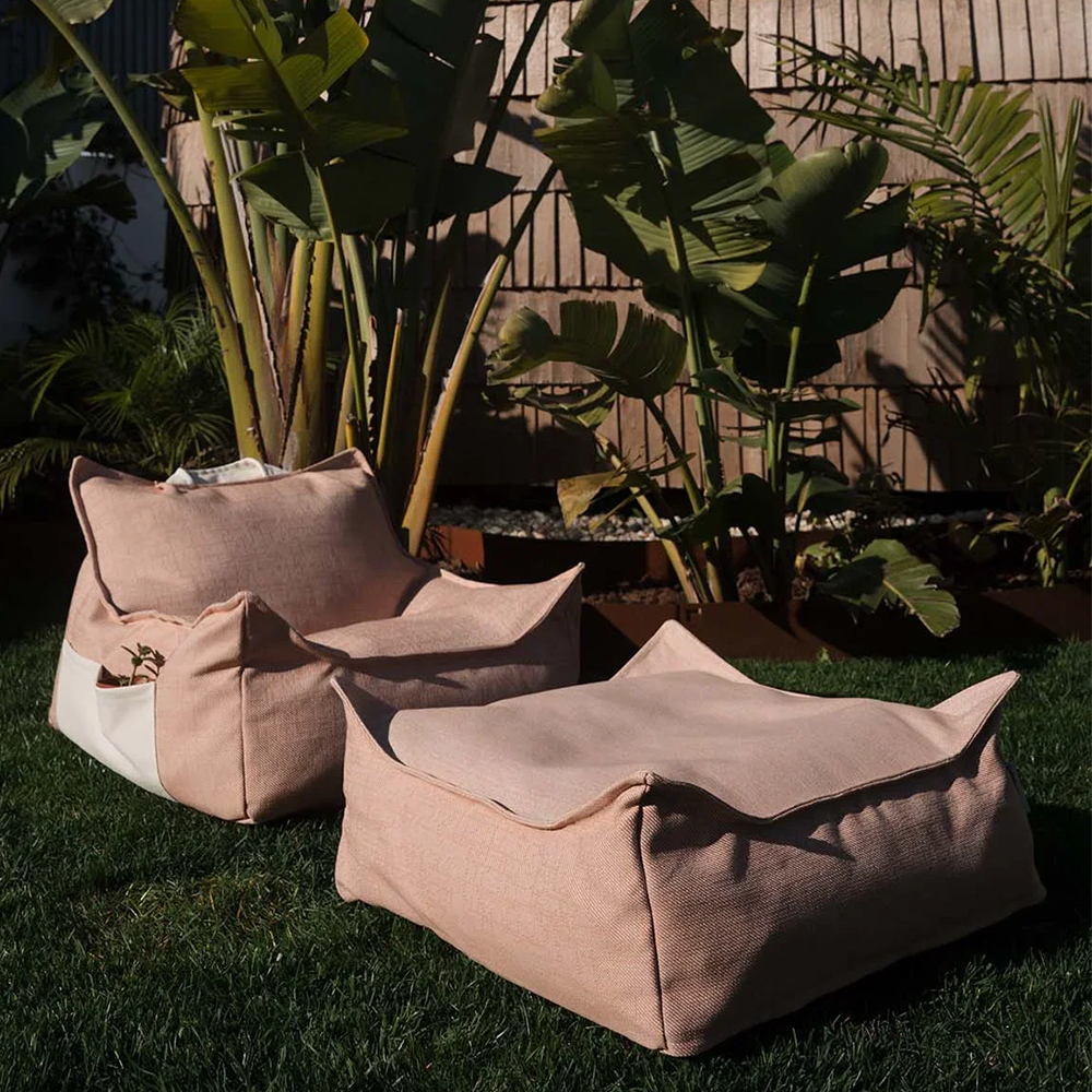 Wigiwama Pouf d'extérieur « Beanbag » Seashell